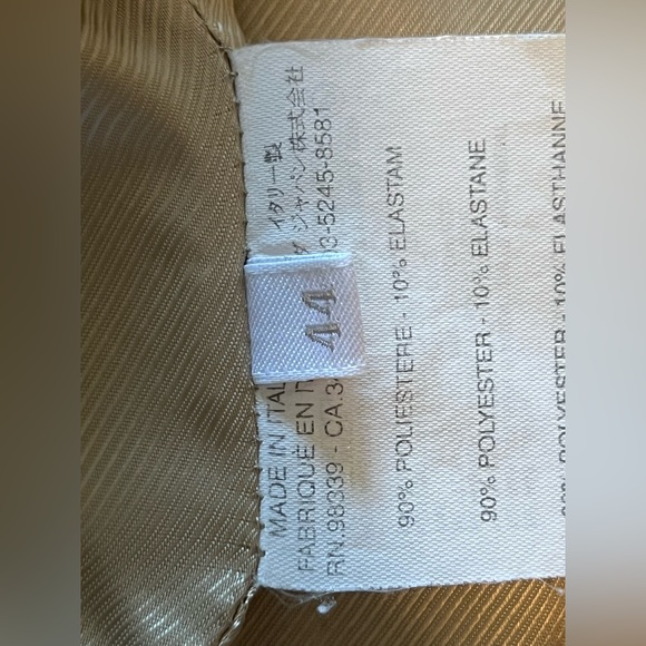 Prada Belted Tan Suit Jacket - Picture 8 of 10